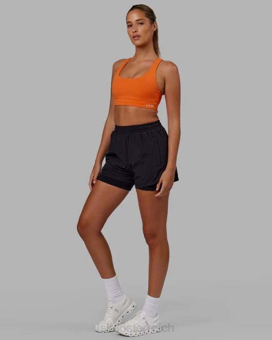 Z8RH21 LSKD Frauen Base Sport-BH - Sweet Mandarine Bekleidung