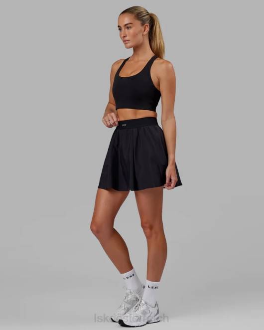 Z8RH25 LSKD Frauen Ace Longline-BH – Schwarz Bekleidung