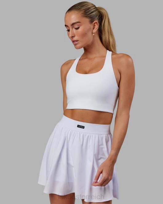 Z8RH26 LSKD Frauen Ace Longline-BH – Weiß Bekleidung