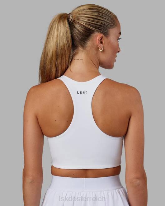 Z8RH26 LSKD Frauen Ace Longline-BH – Weiß Bekleidung