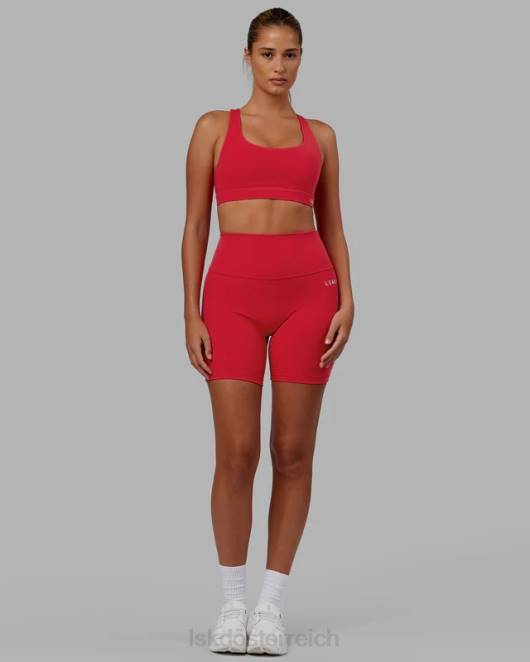 Z8RH31 LSKD Frauen Base Sport-BH - Scharlachrot Bekleidung
