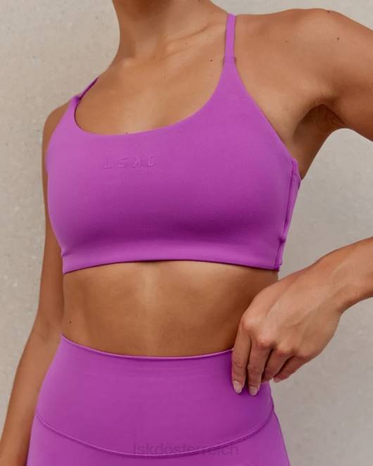 Z8RH38 LSKD Frauen Twist Sport-BH - Orchidee Bekleidung