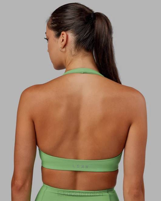 Z8RH39 LSKD Frauen Challenger-Sport-BH – Apfelminze Bekleidung