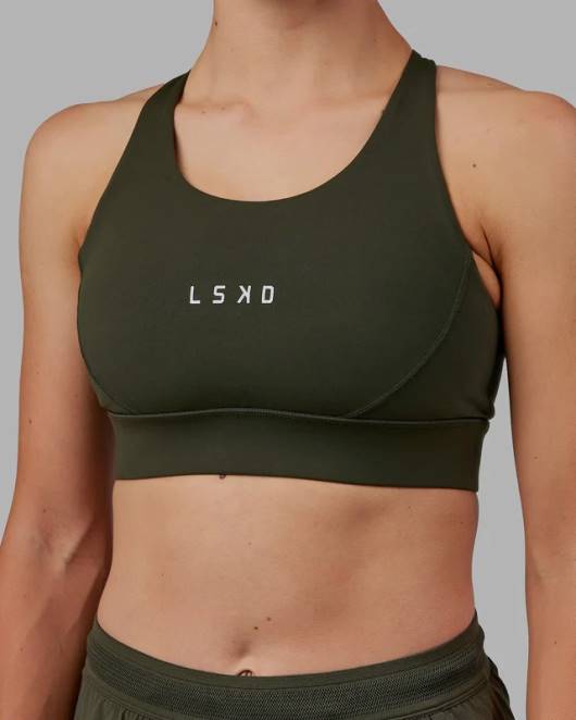 Z8RH3 LSKD Frauen Propel-Sport-BH - Waldnacht Bekleidung