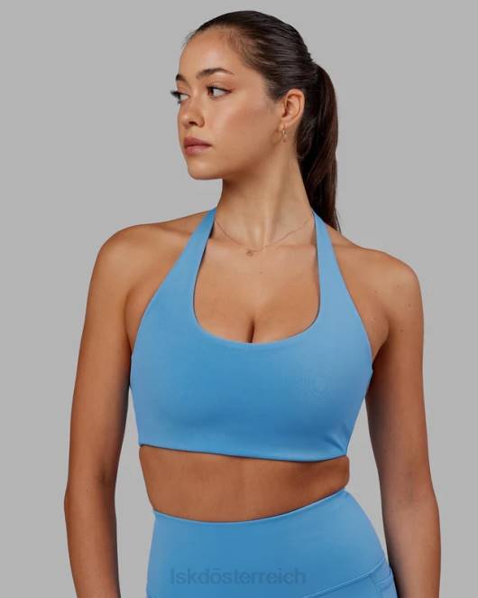 Z8RH41 LSKD Frauen Challenger Sport-BH – Azurblau Bekleidung