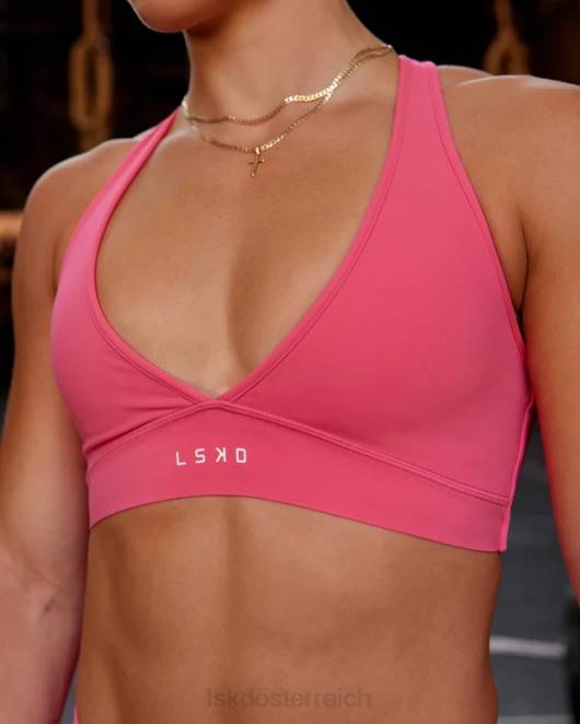 Z8RH48 LSKD Frauen Ausdauer-Sport-BH – Flamingo Bekleidung