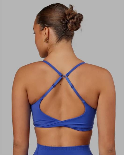 Z8RH52 LSKD Frauen Twist Sport-BH – Power Cobalt Bekleidung