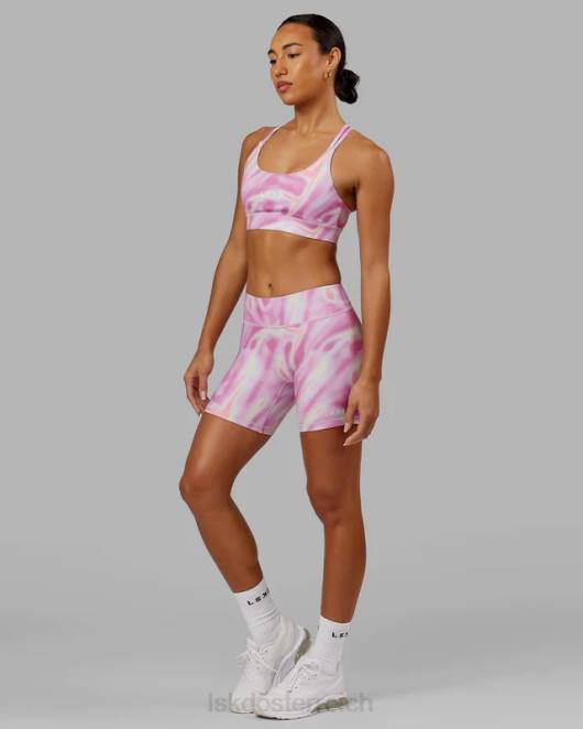 Z8RH62 LSKD Frauen Bridge-Sport-BH – Euphoria-Print – Rosa Bekleidung