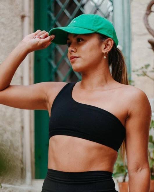 Z8RH70 LSKD Frauen Flex-Sport-BH - Schwarz Bekleidung