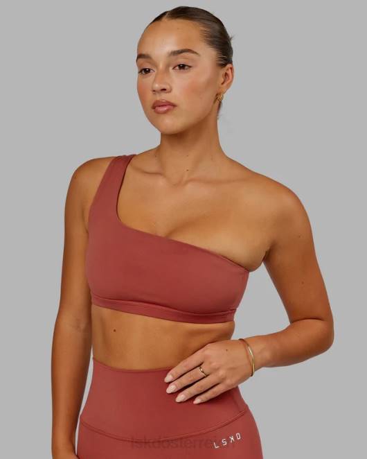 Z8RH74 LSKD Frauen Flex-Sport-BH - Paprika Bekleidung
