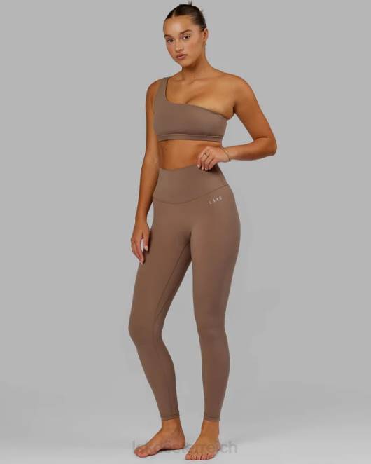 Z8RH76 LSKD Frauen Flex-Sport-BH – tiefes Taupe Bekleidung
