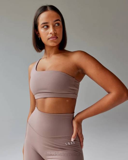 Z8RH76 LSKD Frauen Flex-Sport-BH – tiefes Taupe Bekleidung
