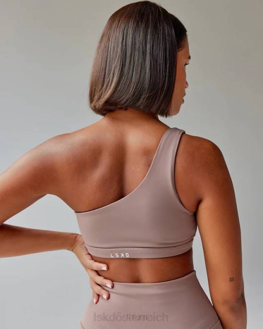 Z8RH76 LSKD Frauen Flex-Sport-BH – tiefes Taupe Bekleidung