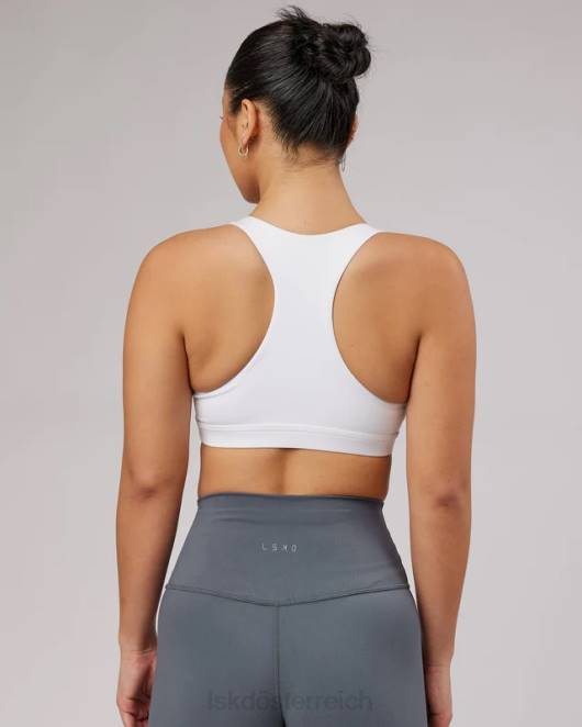 Z8RH78 LSKD Frauen Base Sport-BH - weiß Bekleidung