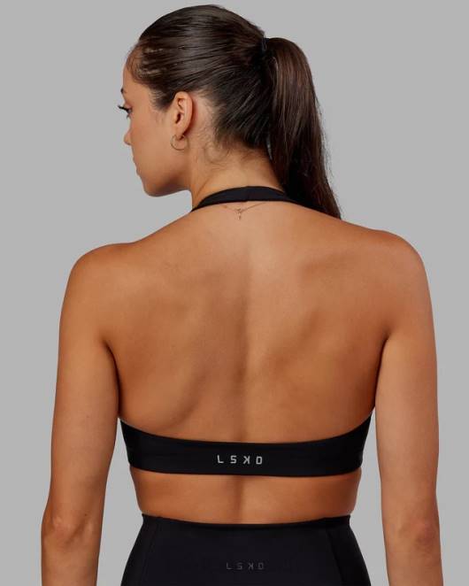 Z8RH7 LSKD Frauen Challenger Sport-BH – Schwarz Bekleidung