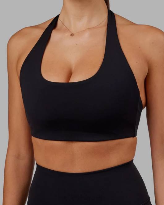 Z8RH7 LSKD Frauen Challenger Sport-BH – Schwarz Bekleidung