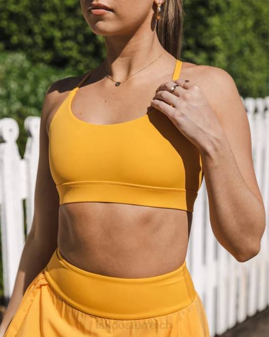 Z8RH80 LSKD Frauen Advantage Sport-BH – Butterscotch Bekleidung