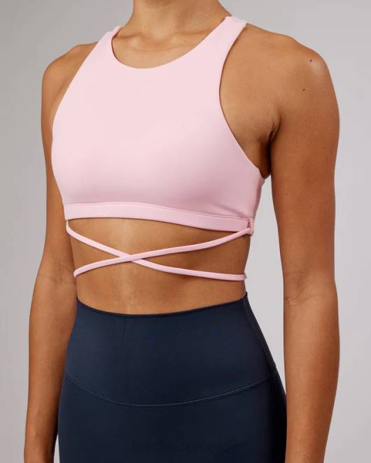 Z8RH85 LSKD Frauen Asana-BH – Rosenschatten Bekleidung