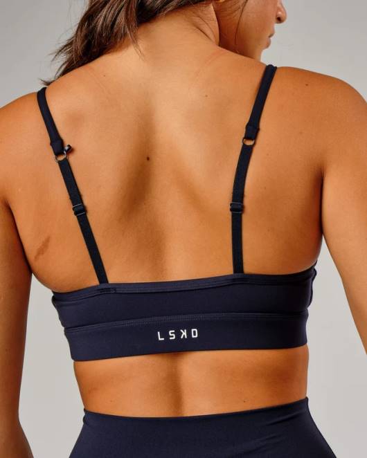 Z8RH92 LSKD Frauen Elixir Sport-BH – Marineblau Bekleidung