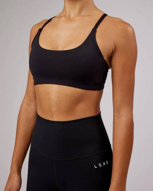 Z8RH95 LSKD Frauen Yin Sport-BH - Schwarz Bekleidung