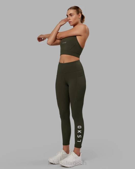 Z8RH522 LSKD Frauen Rep 7/8 Länge eng – Waldnacht Bekleidung