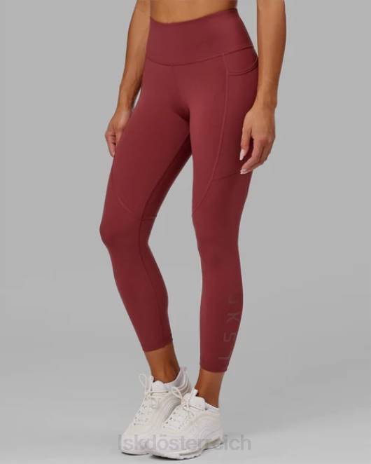 Z8RH678 LSKD Frauen Rep 7/8 Länge eng – Apfelbeere Bekleidung