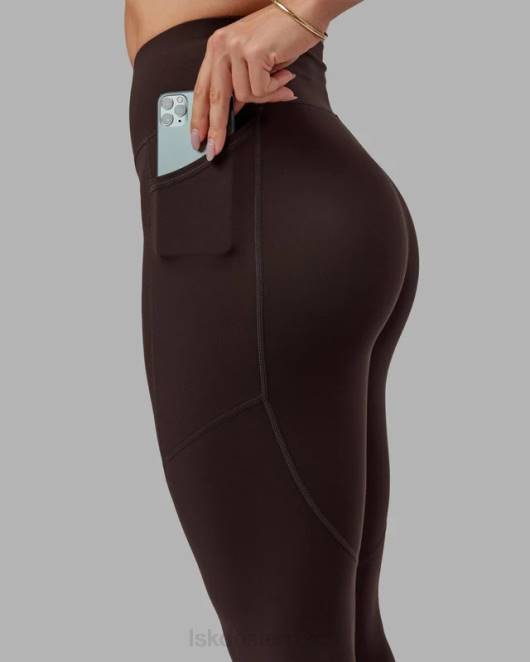 Z8RH729 LSKD Frauen Rep X-Long Tight – dunkles Walnussholz Bekleidung