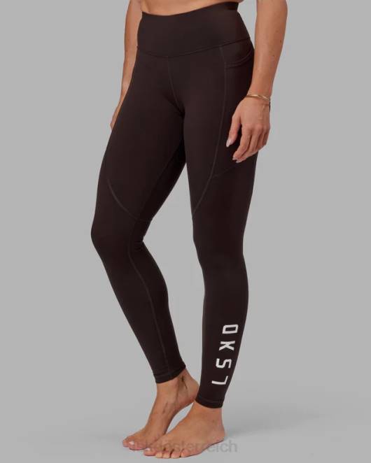 Z8RH729 LSKD Frauen Rep X-Long Tight – dunkles Walnussholz Bekleidung