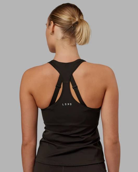 Z8RH115 LSKD Frauen Lift Performance Tank – dunkles Walnussholz Bekleidung