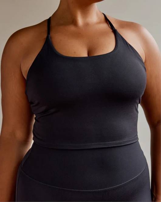 Z8RH117 LSKD Frauen Elixir Aktivtank - schwarz Bekleidung