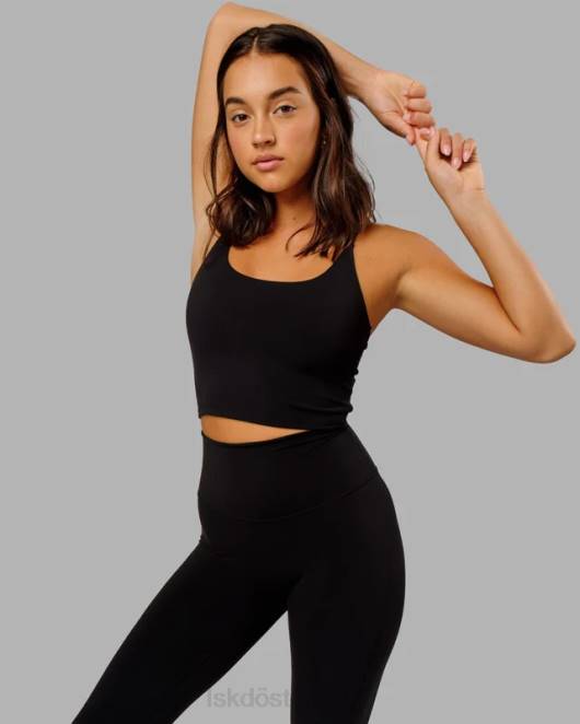 Z8RH117 LSKD Frauen Elixir Aktivtank - schwarz Bekleidung