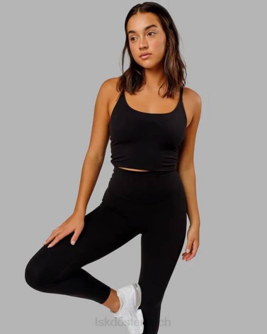 Z8RH117 LSKD Frauen Elixir Aktivtank - schwarz Bekleidung