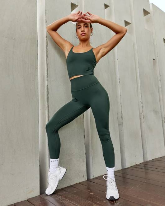 Z8RH118 LSKD Frauen Elixier Aktivtank - vital grün Bekleidung