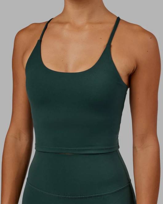 Z8RH118 LSKD Frauen Elixier Aktivtank - vital grün Bekleidung
