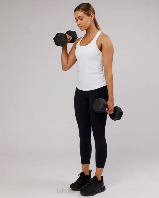 Z8RH121 LSKD Frauen Lift Performance Tank – weiß Bekleidung