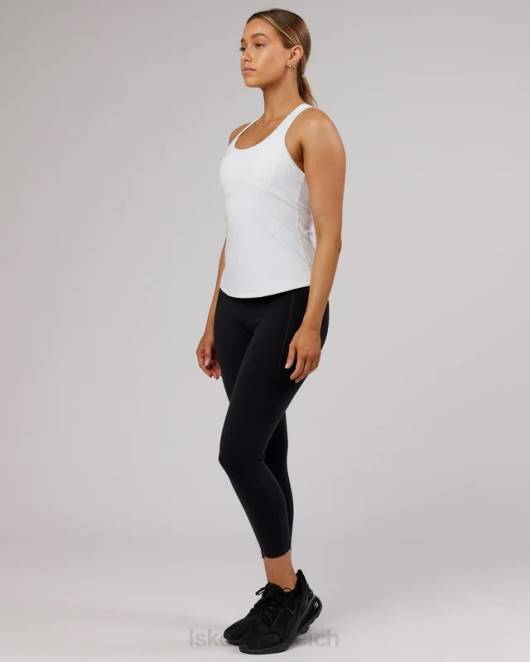 Z8RH121 LSKD Frauen Lift Performance Tank – weiß Bekleidung