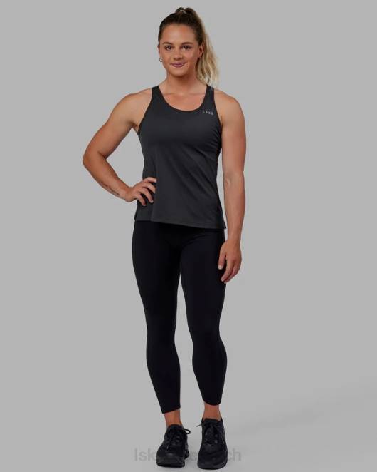 Z8RH123 LSKD Frauen Perform Vapourflx-Tank – schwarzer Mergel Bekleidung