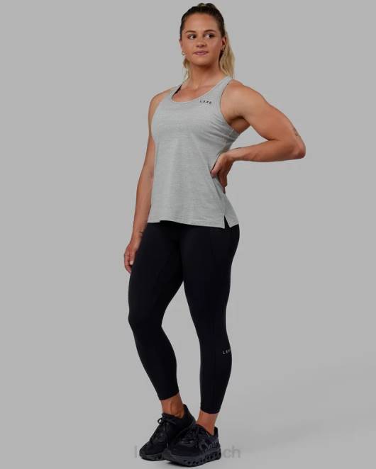 Z8RH126 LSKD Frauen Perform Vapourflx-Tank – hellgrau meliert Bekleidung