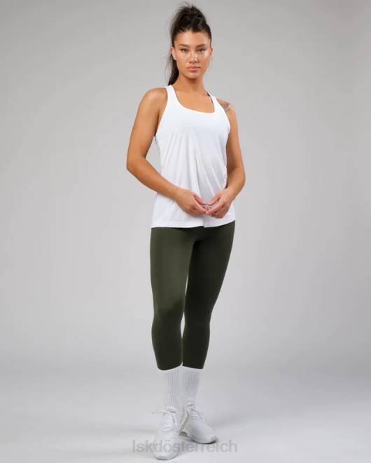 Z8RH128 LSKD Frauen Freedom Performance Tank – weiß Bekleidung