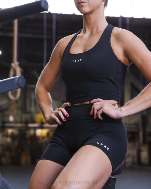 Z8RH134 LSKD Frauen Pulsaktiver Tank - schwarz Bekleidung