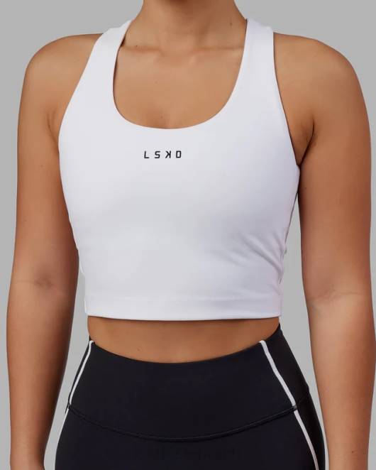 Z8RH135 LSKD Frauen Pulsaktiver Tank - weiß Bekleidung