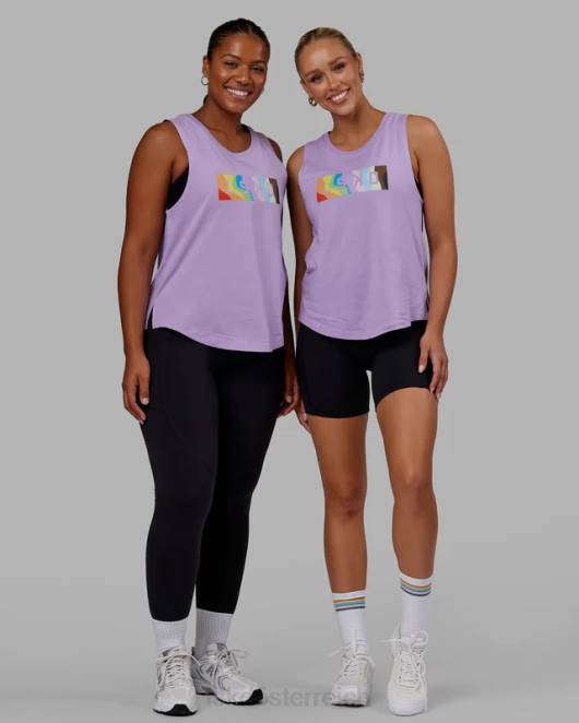 Z8RH136 LSKD Frauen Luna Tank – Pride-blasses Flieder Bekleidung