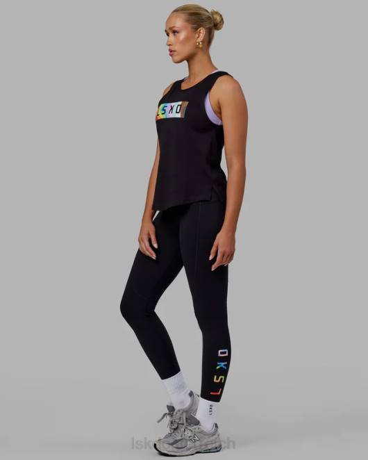 Z8RH140 LSKD Frauen Luna-Tank – Pride-Schwarz Bekleidung