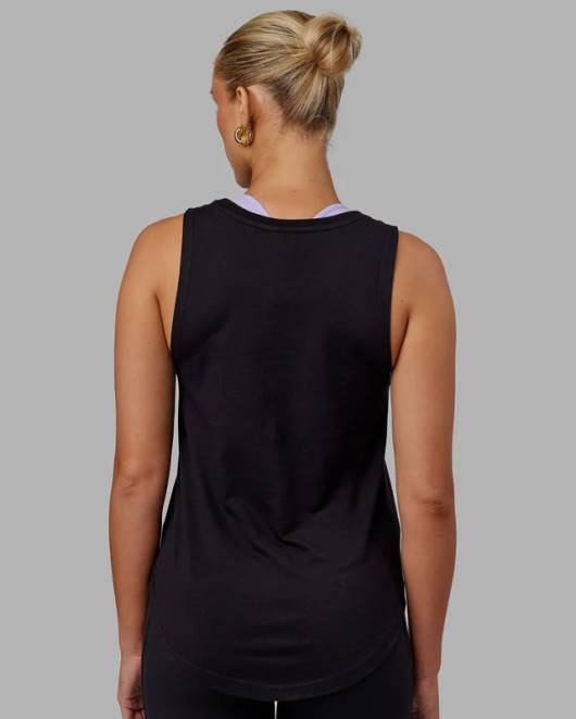 Z8RH140 LSKD Frauen Luna-Tank – Pride-Schwarz Bekleidung