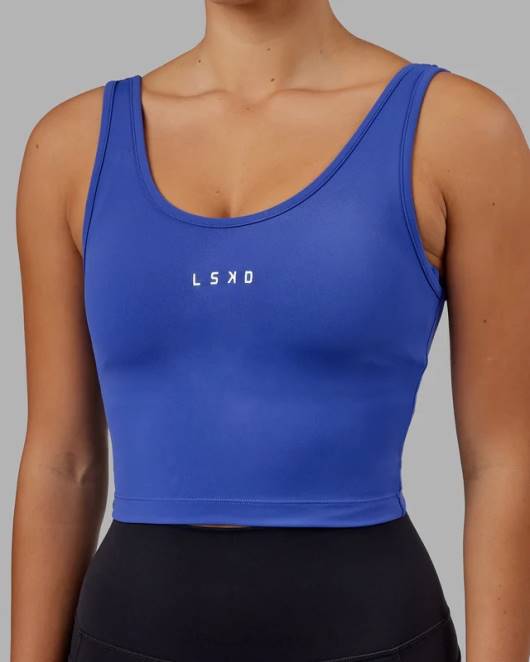 Z8RH142 LSKD Frauen Reflex Active Tank - Power Cobalt Bekleidung