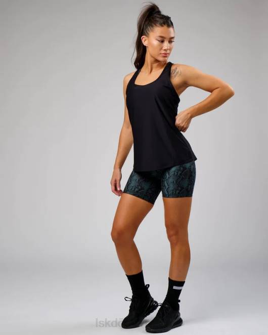 Z8RH144 LSKD Frauen Freedom Performance Tank – schwarz Bekleidung