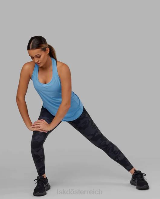 Z8RH152 LSKD Frauen Sprint-Tanktop – Azurblau Bekleidung