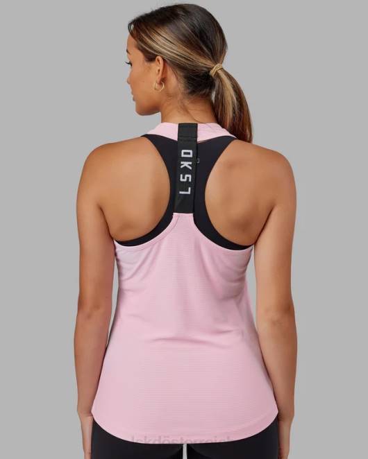 Z8RH153 LSKD Frauen Sprint-Tanktop – Blütenblattrosa Bekleidung
