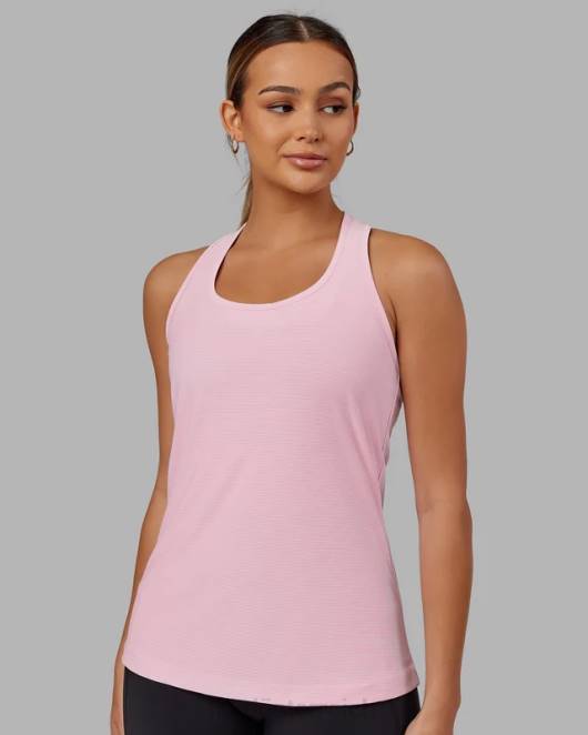 Z8RH153 LSKD Frauen Sprint-Tanktop – Blütenblattrosa Bekleidung