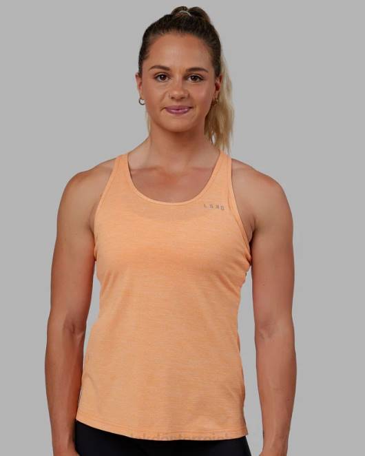 Z8RH154 LSKD Frauen Führen Sie einen Vapourflx-Tank durch - Mandarinenmergel Bekleidung